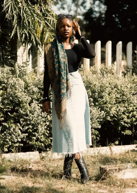 Blusa Ciganinha Floral Verde